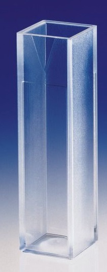 [9406110] Macro cuvettes, Brand, PS, 10 mm, 2,5-4,5 mL, 100 pcs