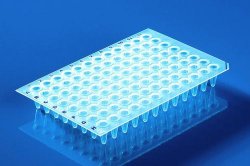[9409259] PCR-plates 96-well half frame/raised,LowProfile,wh