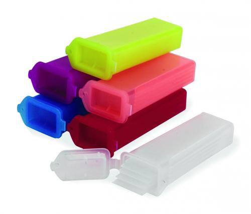 Slide mailer for 5 slides, 5 colours