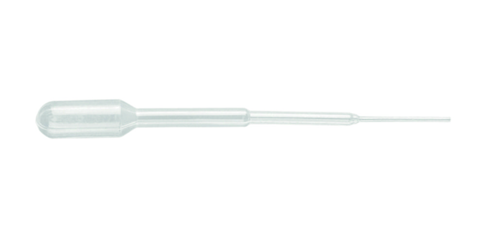 Pasteur Pipettes, Ratiolab, PE, capillary, 150 mm, 1 ml, sterile, 500 pcs.
