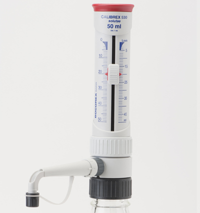 Dispenser Calibrex solutae 530, 5 - 50 ml PFA coat