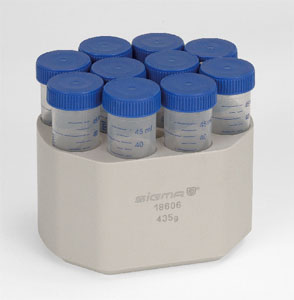 Centrifuge bucket adapter,Sigma10x50ml Falcon tub.