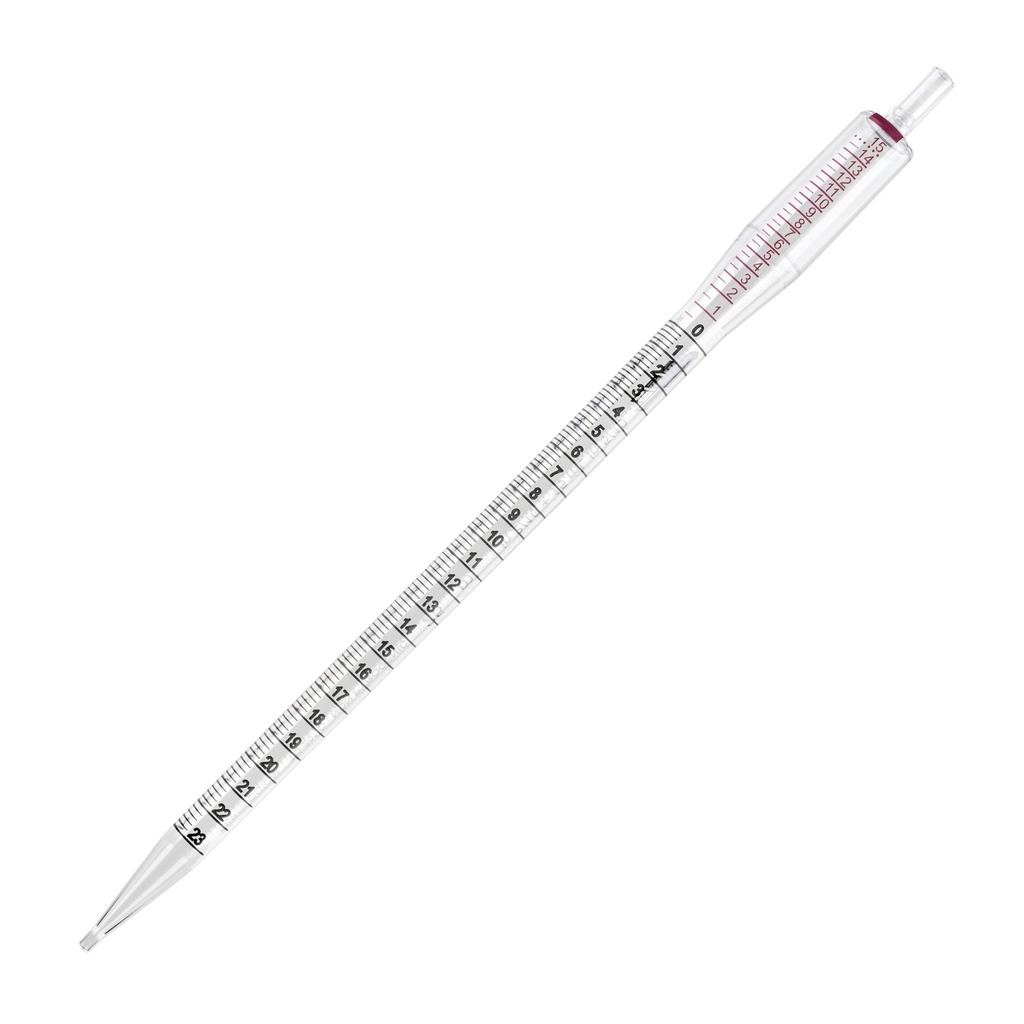 Serological pipette, TPP, 25 ml with med 15 ml reservoir, 15/20,5 x 345 mm, 60 pcs