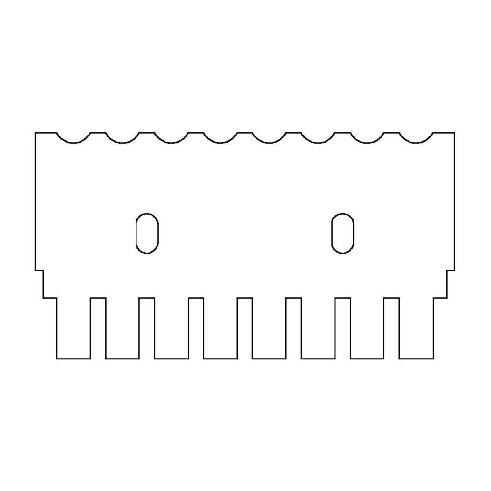 Comb, 8 sample, 1mm thick