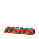 Multiple hotplate system, 6 in dividually adjustab