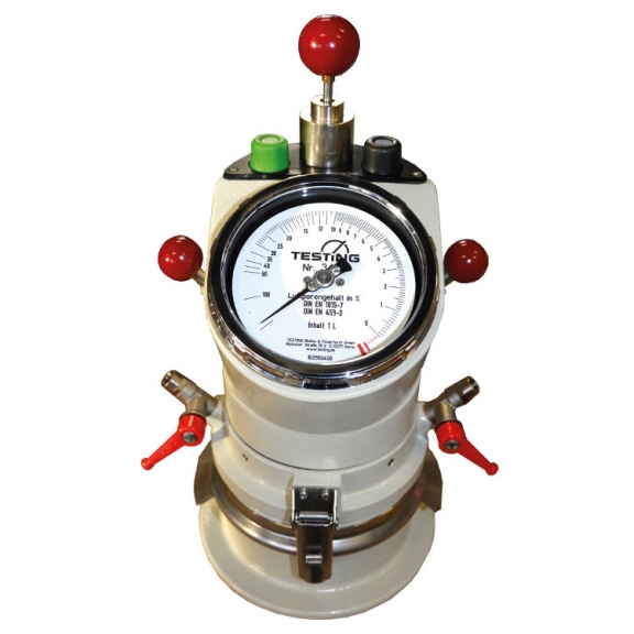 Air entrainment meter "TESTING" 1 litre