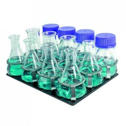 Platform P12-100 with clamps f or 12x100 ml flasks