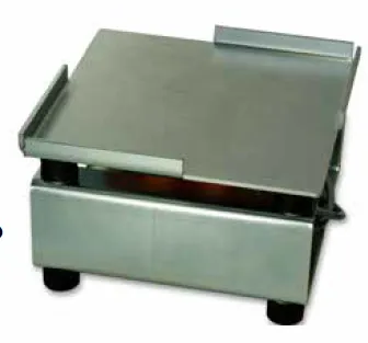 Vibrating table, Form+Test, 310x310 mm, 3000 o/min, incl. foot switch