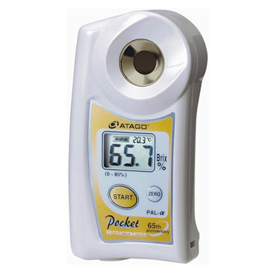 [9801362] Digital pocket refractometer, Atago, PALLETTE-Alpha, 0 - 85% Brix 0,2%