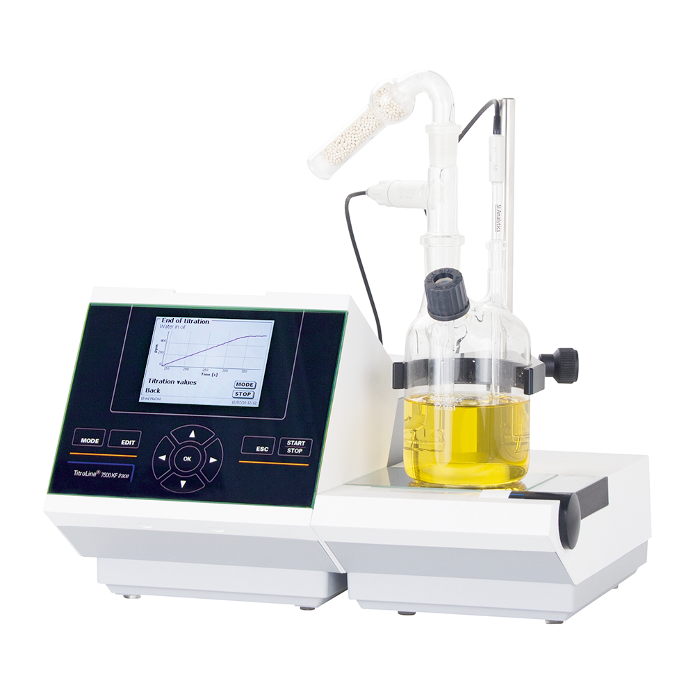 Automatic titrator, SI Analytics TitroLine 7500 KF Trace M4, coulometric