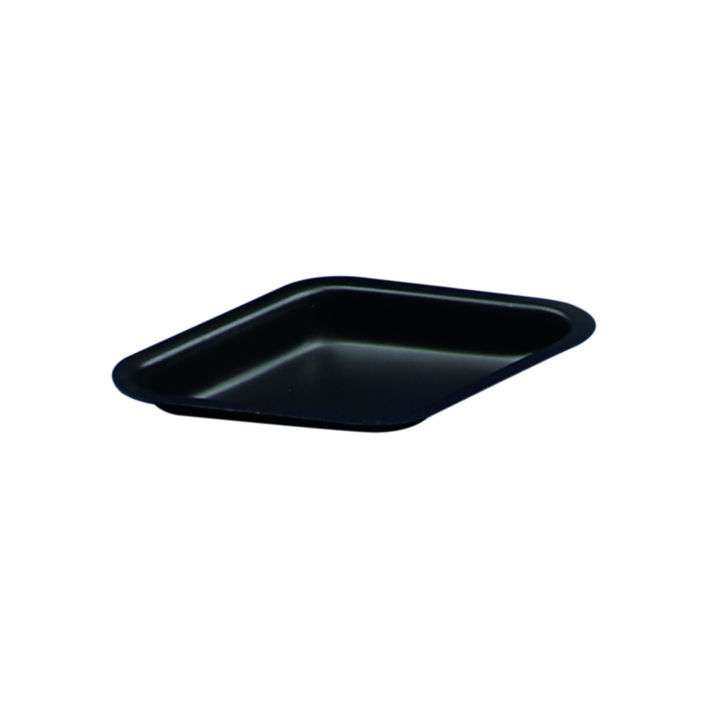 [9900801] Weighing boats, LLG, diamond, 55x35x6 mm, black, antistatic, 5 ml