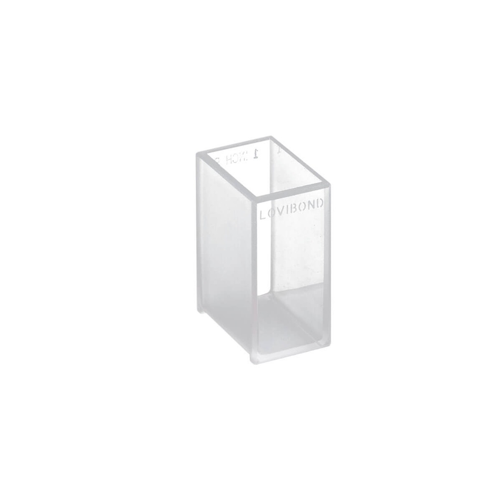 Cuvette, borosilicate glass cell, Lovibond W600/B/1", 1 inch