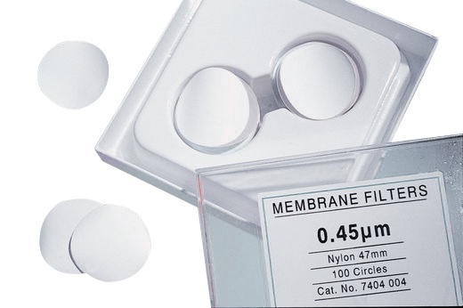 Membrane filter, Whatman, Nylon, Ø90, 0,45 µm, 50 pcs