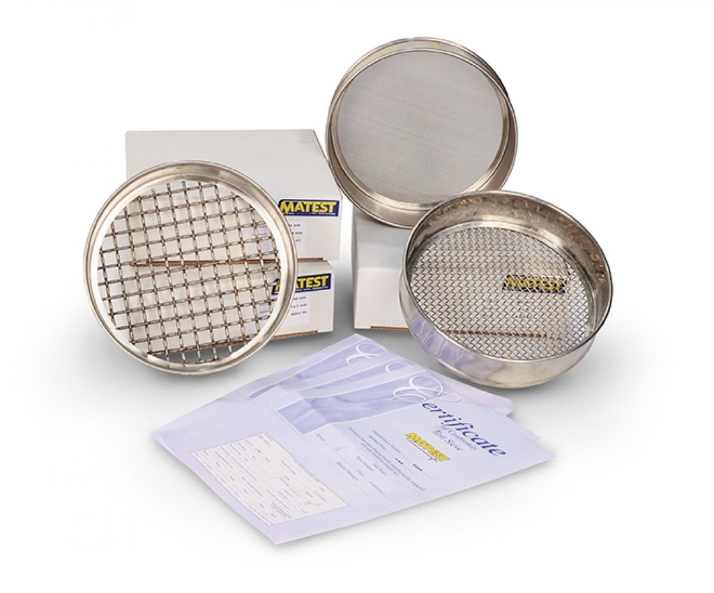 Matest sieve SS, Ø300 mm, maske: 31,5 m