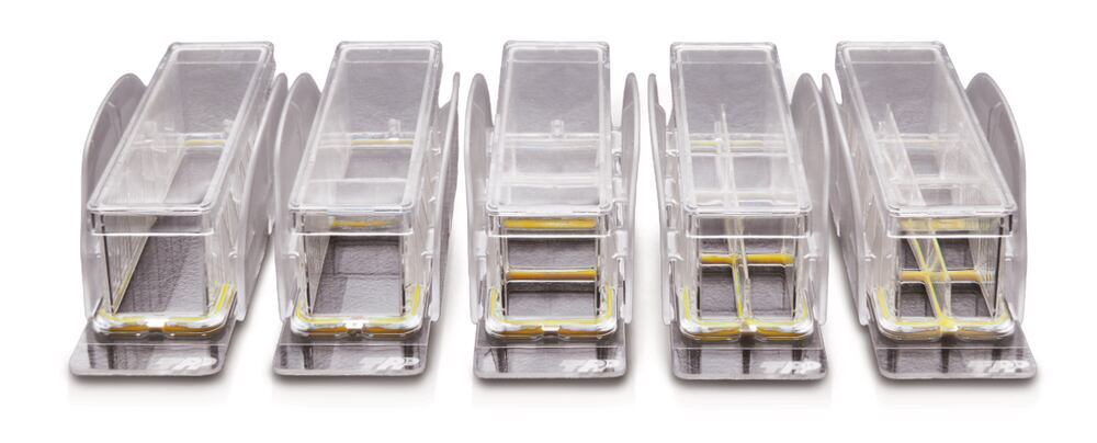 [71014] COP microscope slide, TPP Slidemax 4-well x 2,22 cm², 5 ea