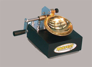 Liquid limit device hard rubber base