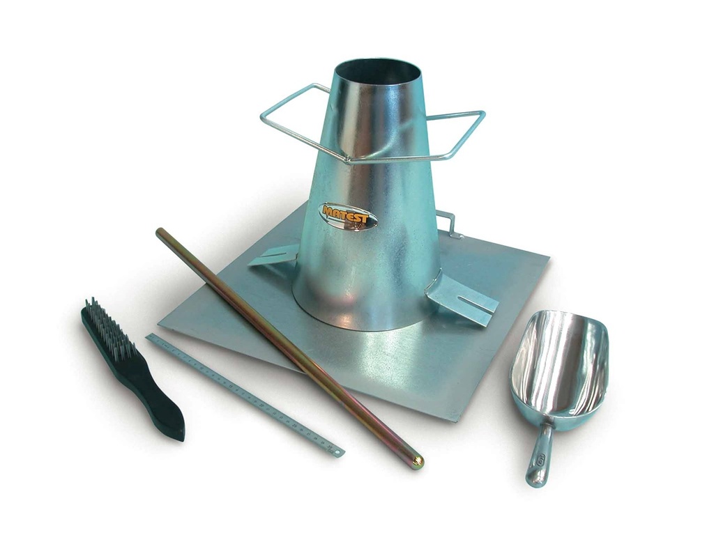 Slump cone, stainless steel