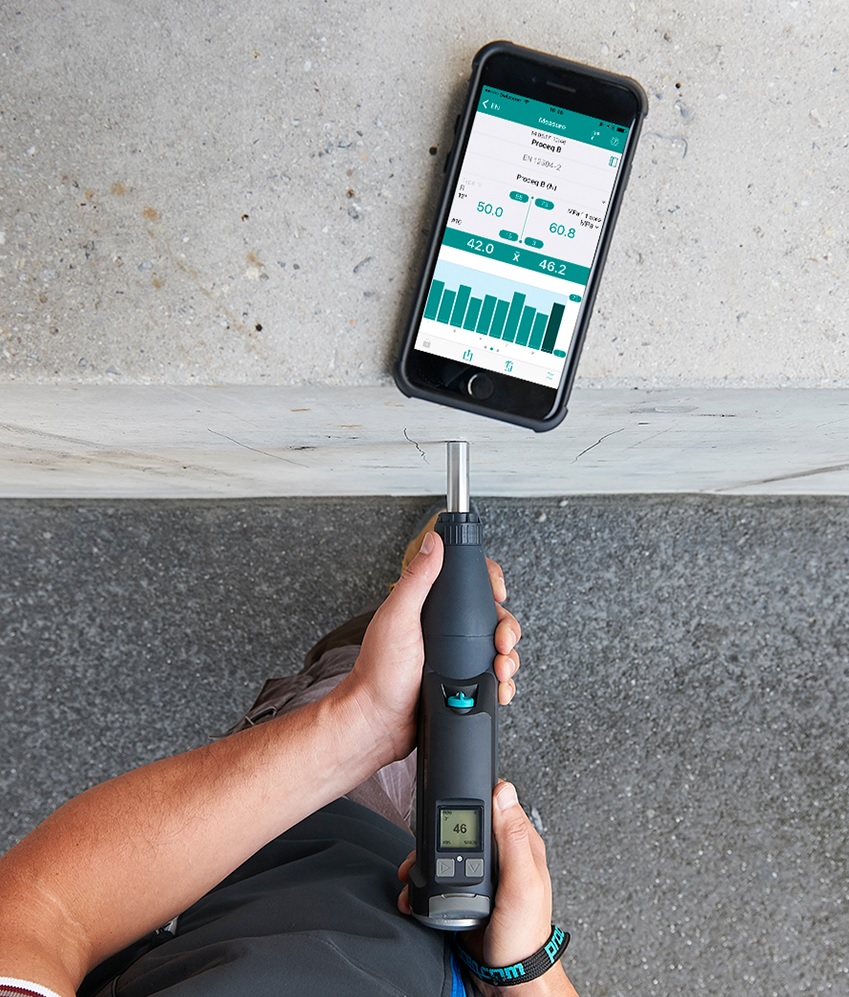 Concret hammer OS8000 N /USB cable