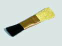 Sieve brush double ended brass/nylon