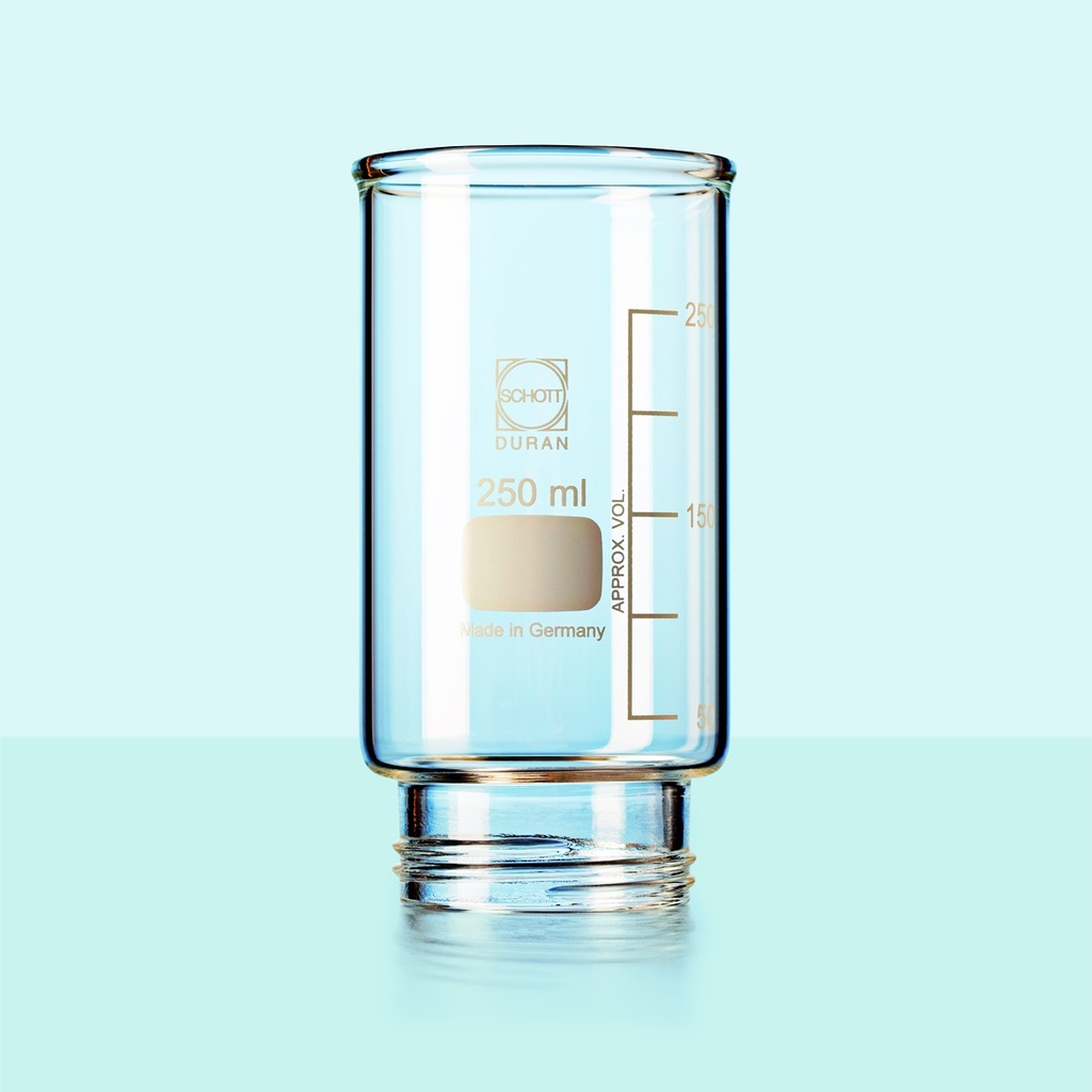[1175159] Filter funnel head, DURAN, glass top for filter funnel w. PP-funnel, 1000 mL, 95 mm