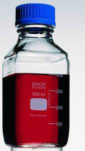 Bluecap bottle, square, 250ml