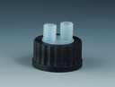 Bottle distributor for HPLC, Bohlender, PPS/PFA, GL 45, 2 x GL 14
