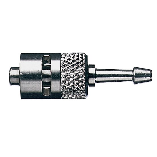 Luer fitting,316 SS, male luerLock x 1/8" hosebarb