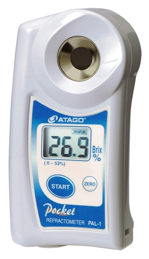 Digital pocket refractometer, Atago, PALLETTE-1 0-53% brix